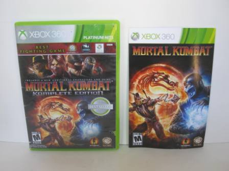 Mortal Kombat Komplete Edition PH(CASE & MANUAL ONLY) - Xbox 360